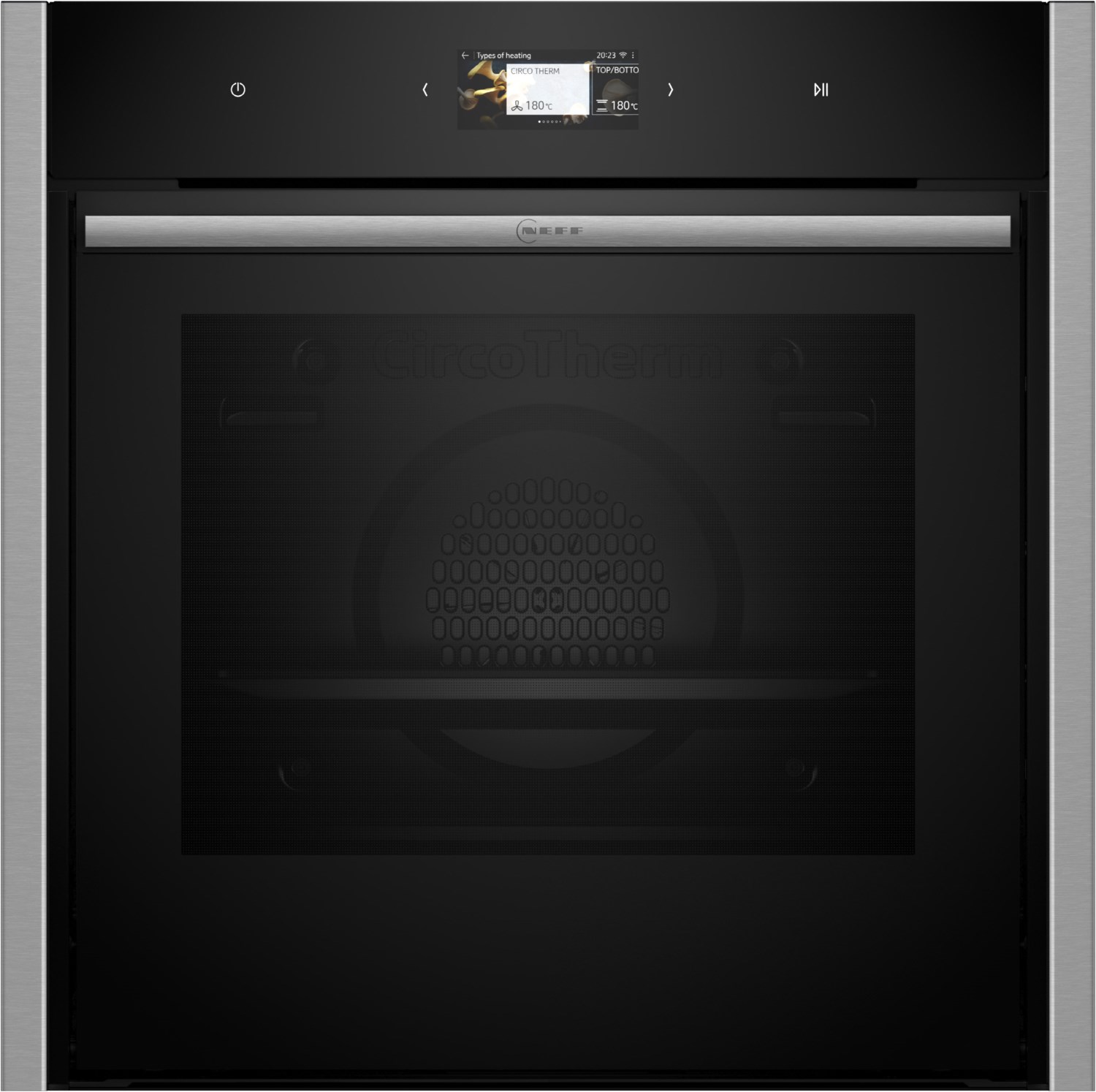 B54CR71N0 Einbaubackofen edelstahl, Pizza-Stufe, schnelles Vorheizen, Hefeteig-Gärstufe, Brotback-Stufe, WLAN, pyrolytische Selbstreinigung
