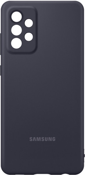 Silicone Cover für Galaxy A72 schwarz