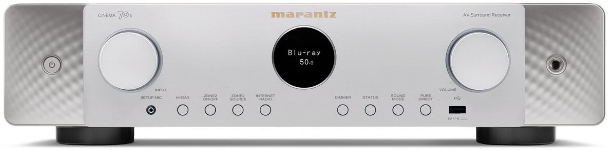 Image of Cinema 70S Klang Effekt Receiver silber/gold