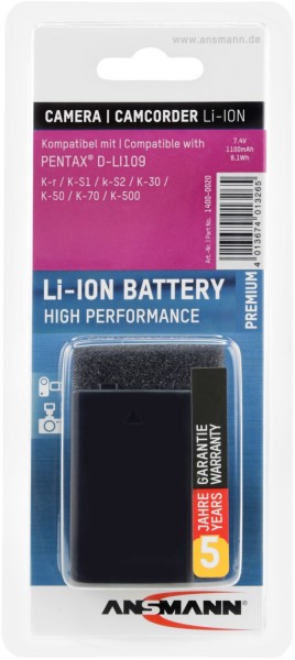A-Pen D-Li 109 Akku schwarz