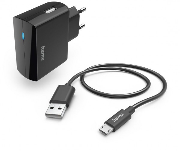 Micro-USB-Ladeset (12W) schwarz
