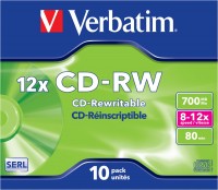 CD-RW 10x 700MB (10er Jewel Case) CD-RW Rohling