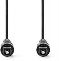 CAGL25000BK100 Opt. Audiokabel(10m) Toslink Stecker>Toslink Stecker schwarz