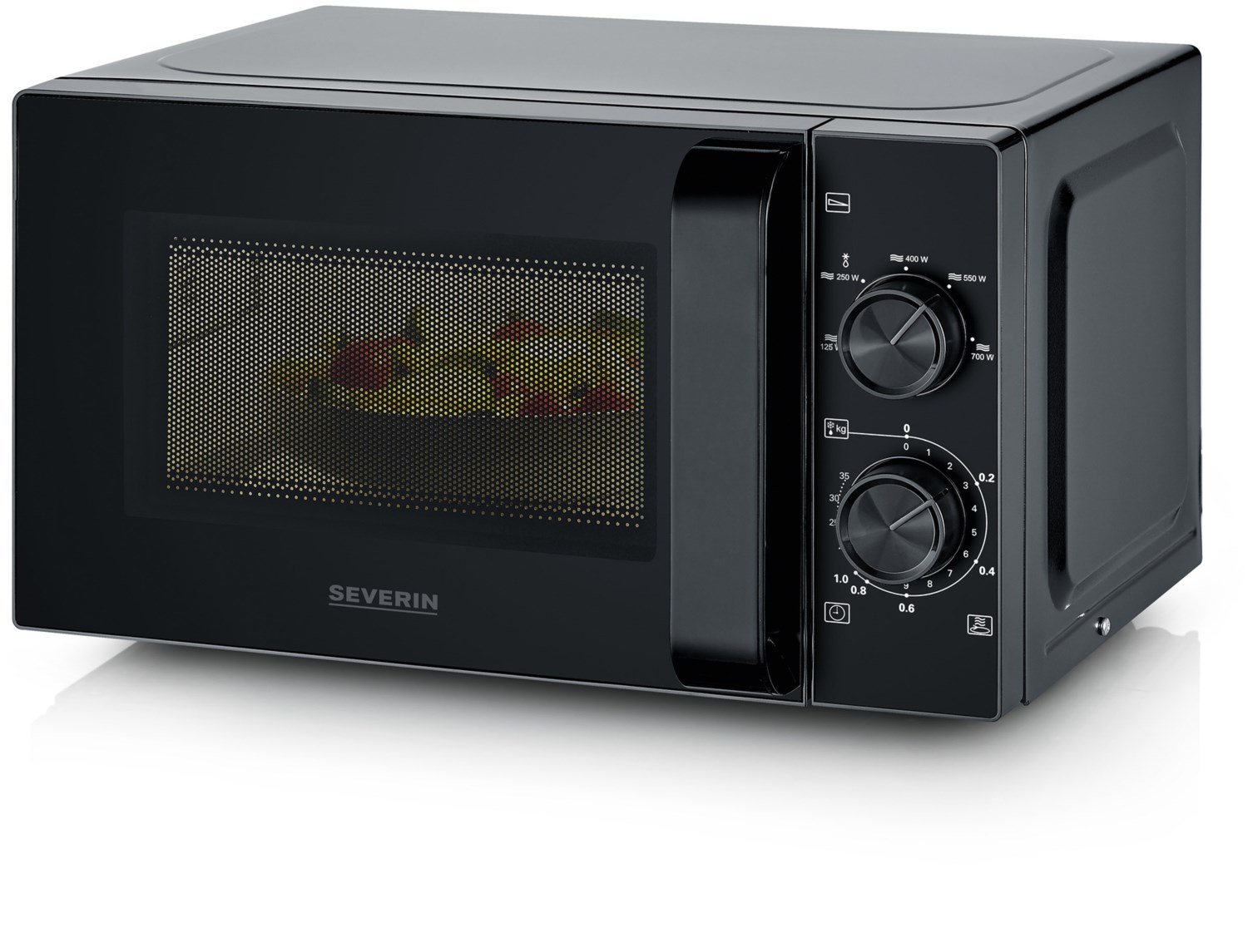 MW 7790 Stand-Solo-Mikrowelle schwarz