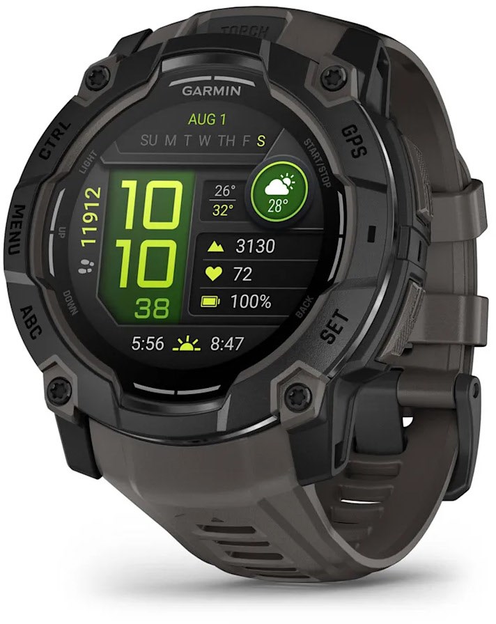 Instinct 3 AMOLED (50mm) Multisport-Smartwatch schwarz