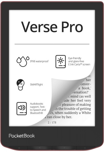 Verse Pro E-Book Reader passion red