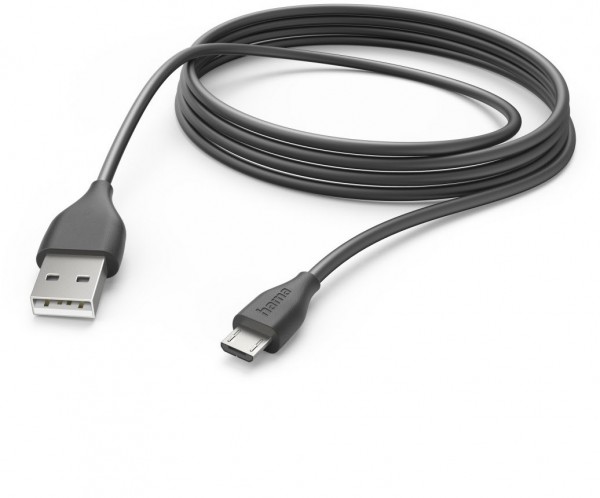Ladekabel USB-A>Micro-USB (3m) schwarz
