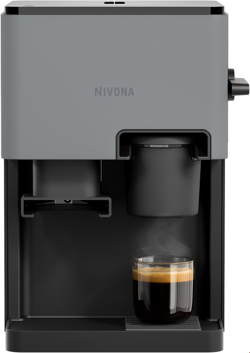 Image of Cube Siebträgermaschine Fliedergrau, 15 bar, 1,4 l