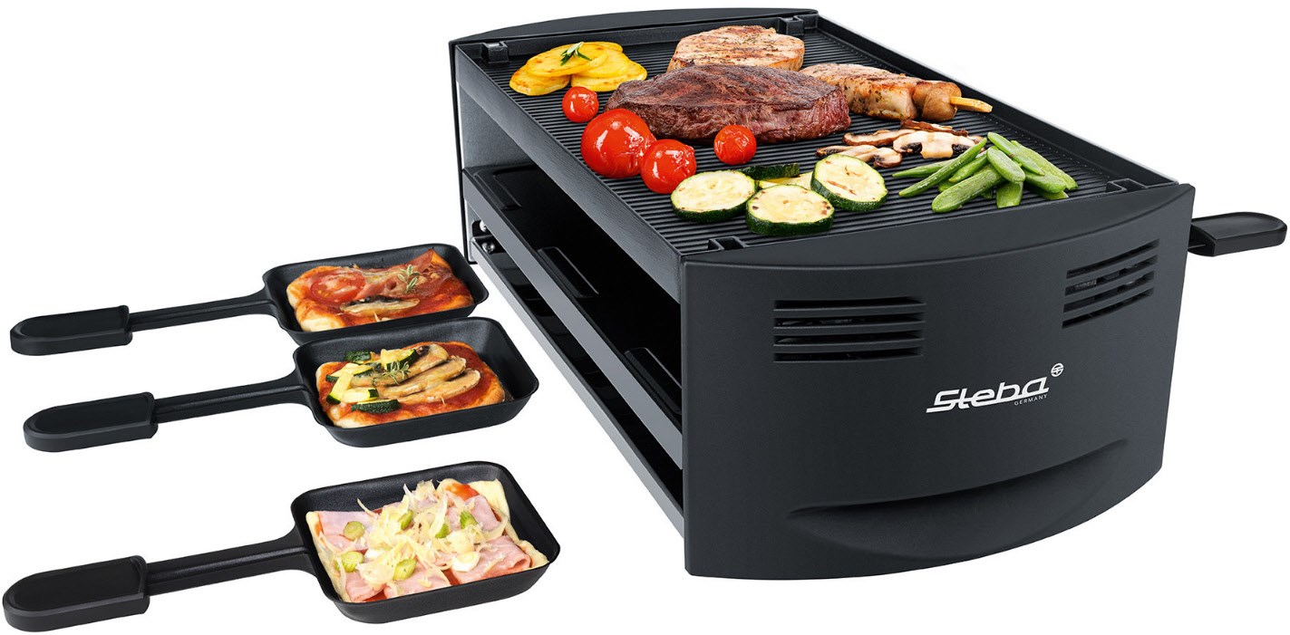 RC 6 Bake & Grill Raclette schwarz