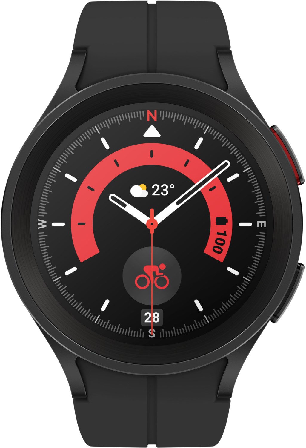 Galaxy Watch5 Pro (45mm) Smartwatch titan schwarz