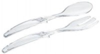 Vienna Salatbesteck 30 cm transparent