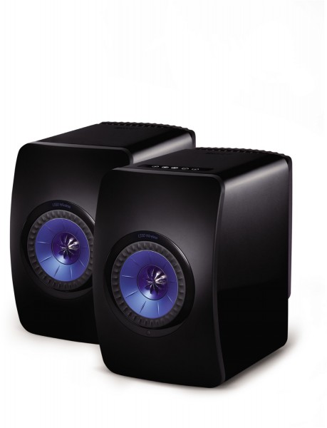 LS50 Wireless /Paar Regallautsprecher schwarz/blau