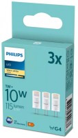 LED 10W G4 WW 12V ND 3PF/6 DISC LED-Leuchtmittel 3er Pack