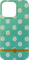 Back Cover Green Flower für iPhone 13 grün