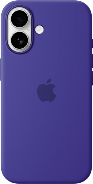 Silikon Case mit MagSafe für iPhone 16 ultramarin