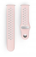 Sportarmband für Fitbit Versa 2/Versa (Lite) grau/rosa