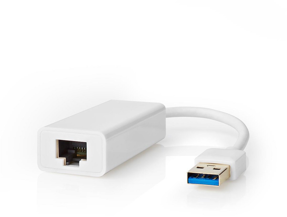 CCGB61950WT02 USB-3.0-Adapter weiß USB-A-Stecker>RJ45-Buchse