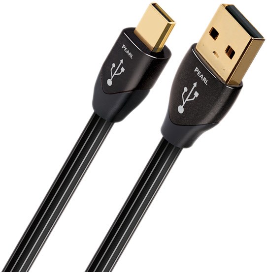 Pearl USB A>Micro (0,75m) USB-Kabel schwarz/weiß
