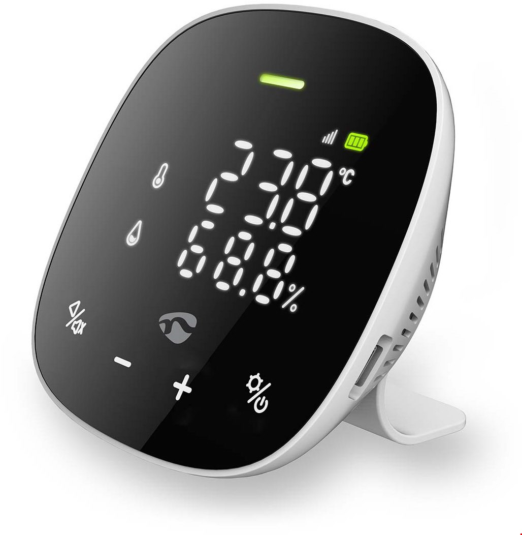 WIFISA20CBK Luftqualitätsmonitor schwarz/weiss