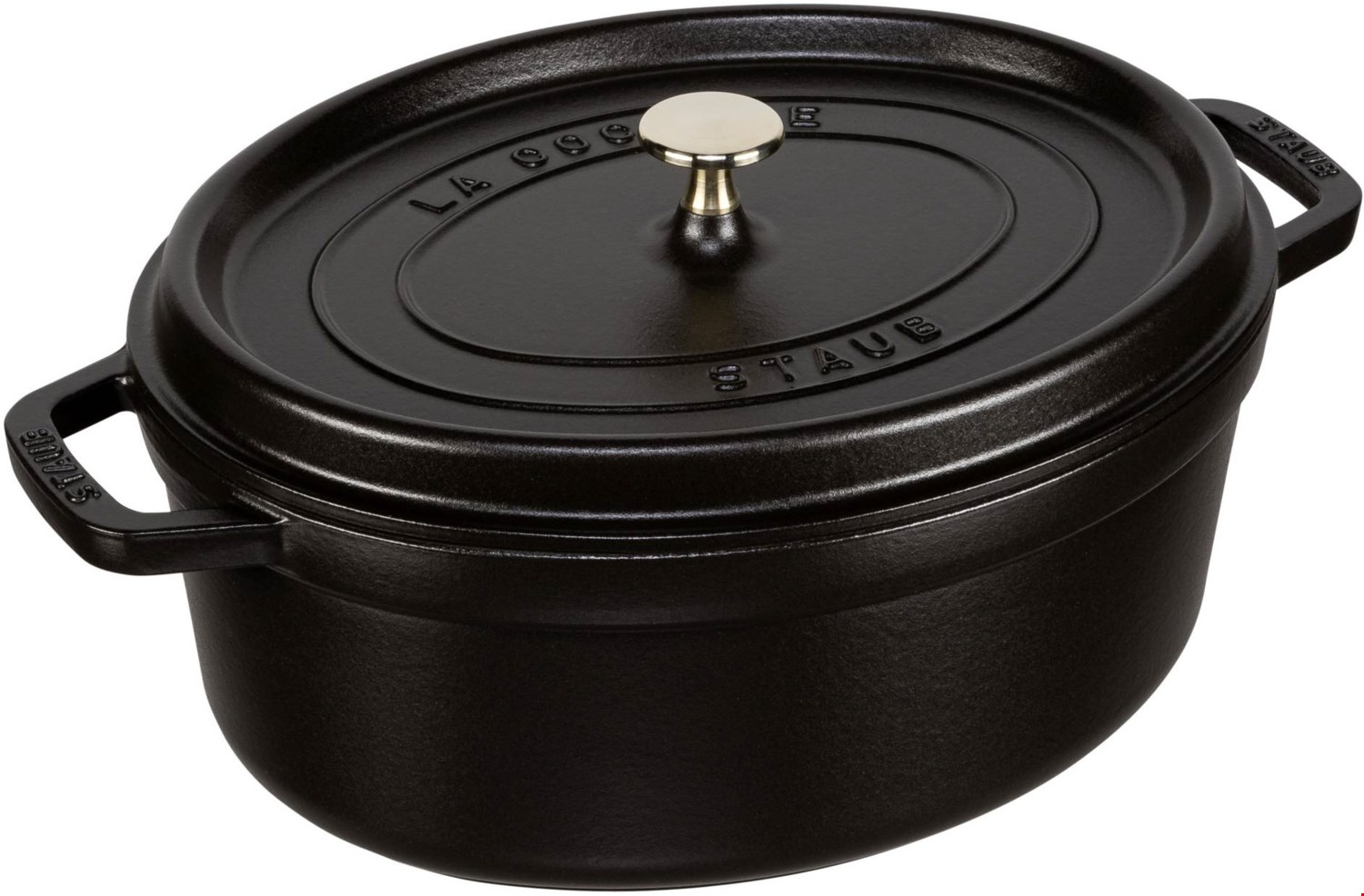 La Cocotte Oval (31cm) schwarz