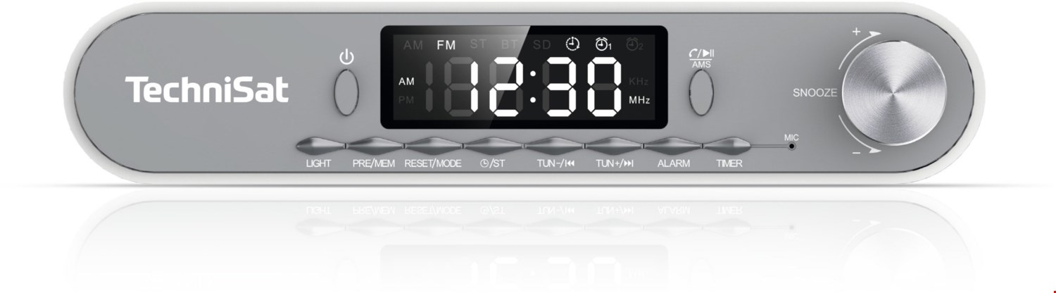 Image of KitchenRadio Küchenradio silber/weiß