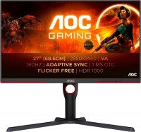 Q27G3XMN/BK 69 cm (27") Mini LED Gaming Monitor schwarz/rot, Widescreen QHD (2560x1440), 1 ms Reaktionszeit