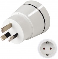 Reiseadapter (Australien+China) weiß