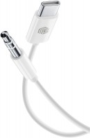 3,5 mm Klinke > USB Type-C Adapter weiß