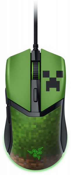 Cobra Minecraft Edition Gaming Maus grün