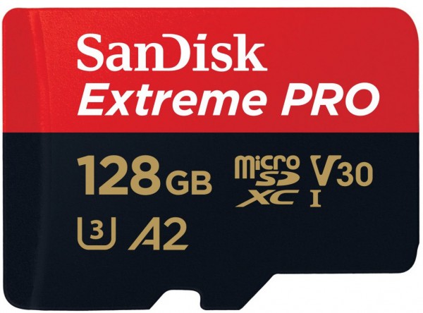 microSDXC Extreme Pro (128GB) Speicherkarte + Adapter