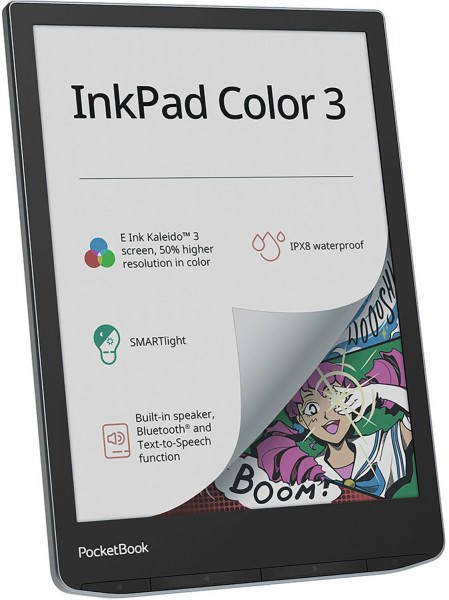 InkPad Color 3 E-Book Reader stormy sea