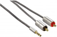 Klinkenst. 3,5 mm - 2x Cinch-Stecke Cinch/Klinkenkabel