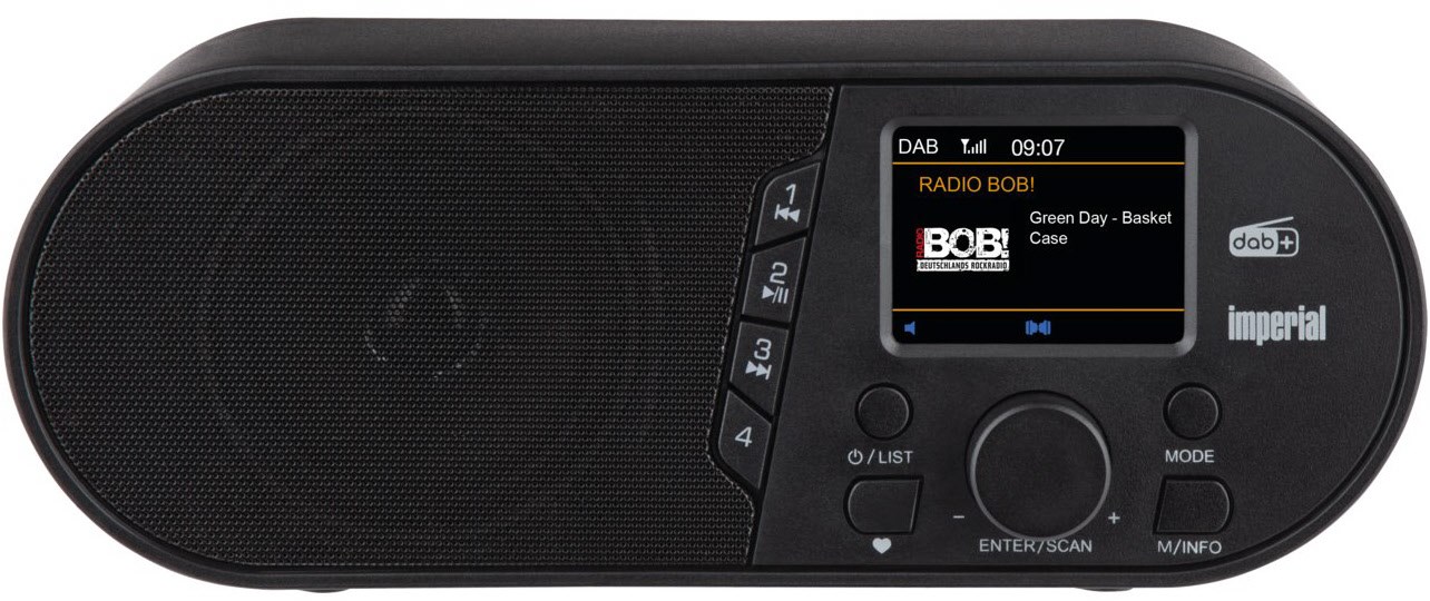Dabman d105 Kofferradio mit DAB/DAB+ schwarz