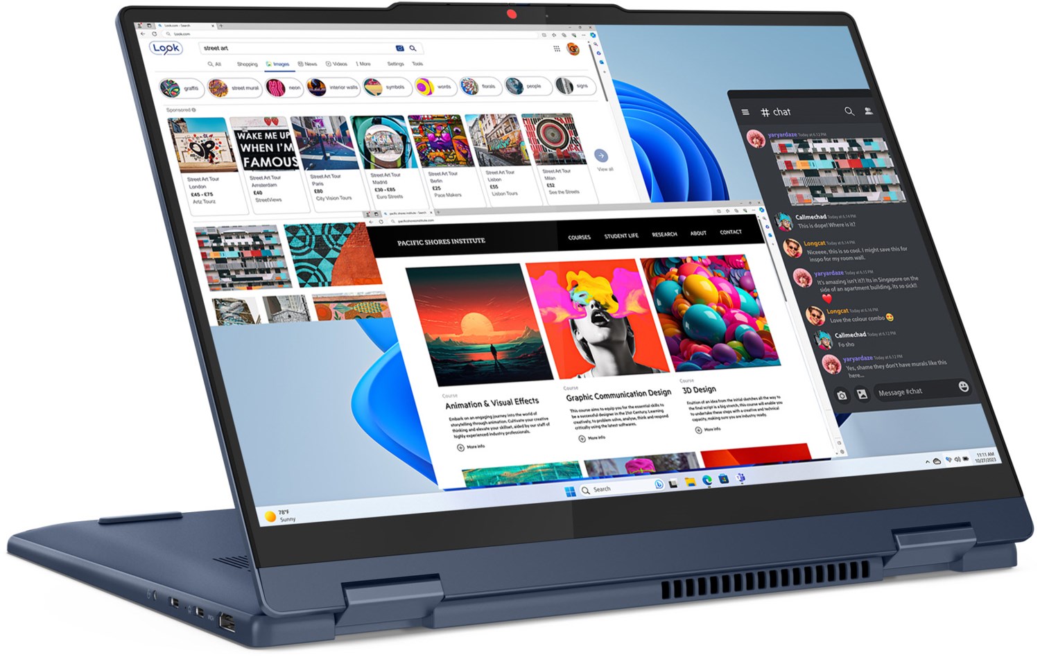Image of IdeaPad 5 2in1 14IRH9 (83KX006HGE) 35,56 cm (14") Convertible-Notebook cosmic blue