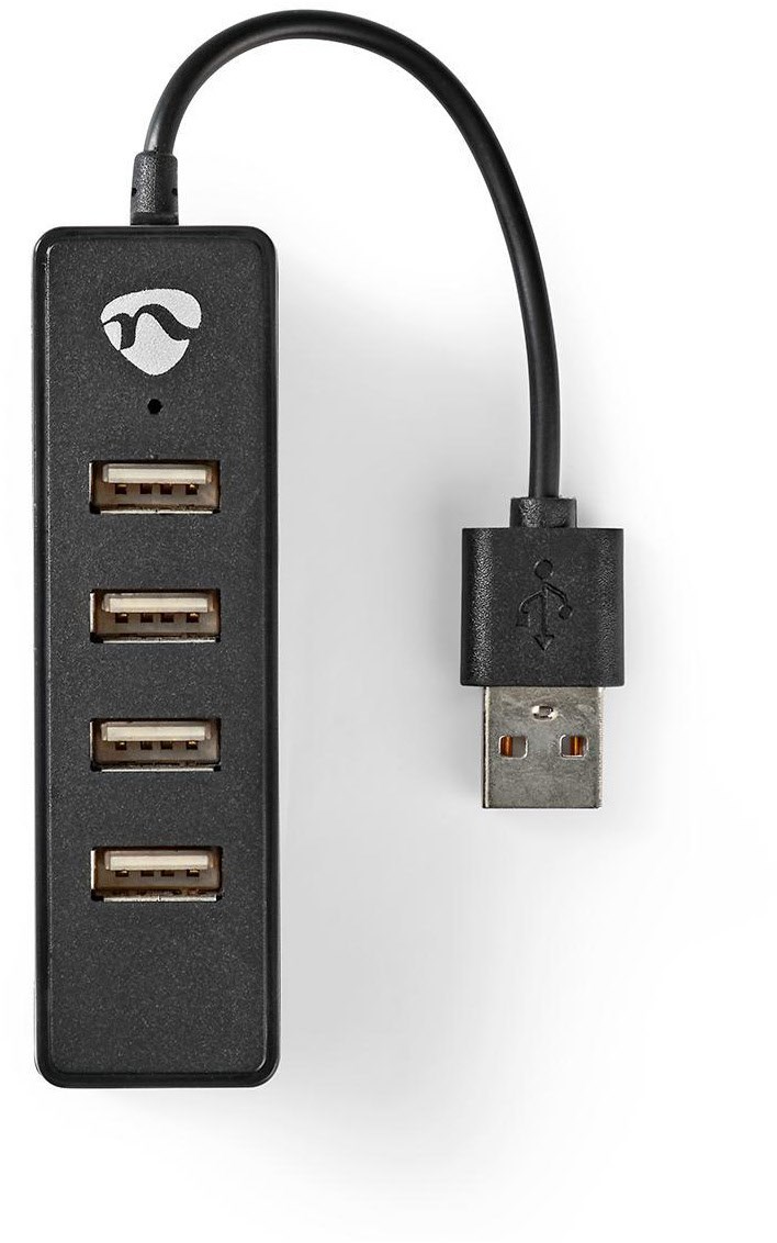 UHUBU2420BK USB 2.0 4-Port schwarz