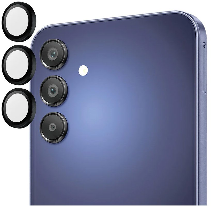Hoops Kameraschutzglas für Galaxy A16/A16 5G schwarz