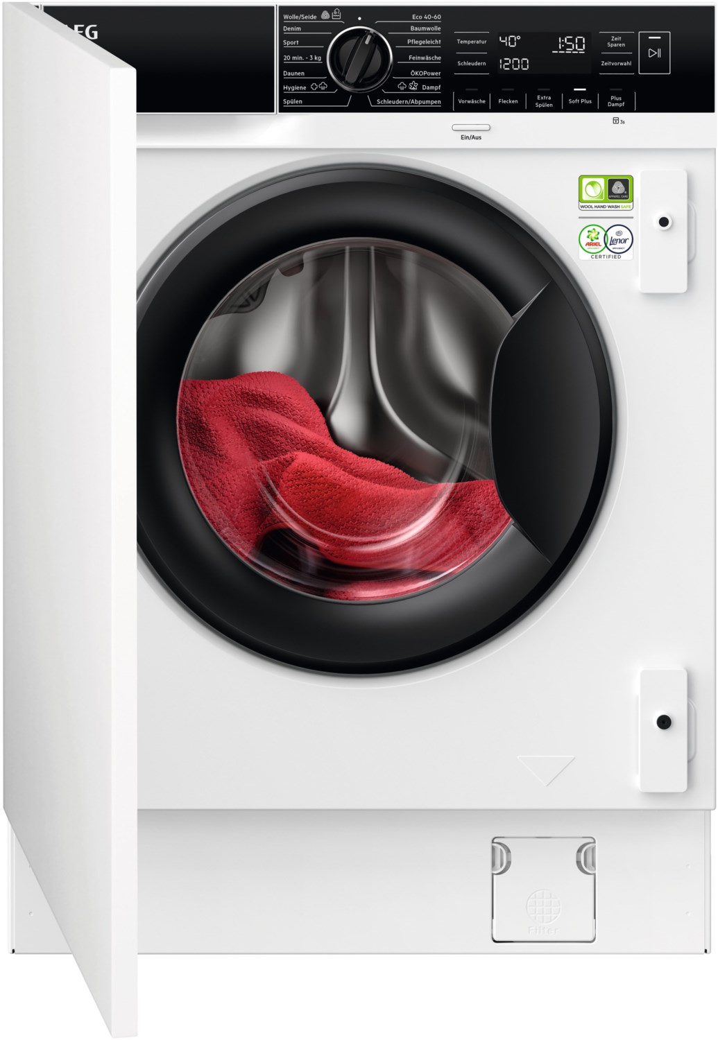 Lavamat LR8BI7480 Einbau-Waschvollautomat weiß / A