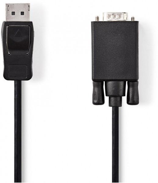 DisplayPort - VGA-Kabel (2m) schwarz Stecker - Stecker