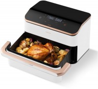 Dual Blaze Twinfry CAF-TF101S-WEUR Keramik Heißluft-Fritteuse weiß/kupfer
