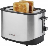 Toaster 21252 Kompakt-Toaster edelstahl/schwarz