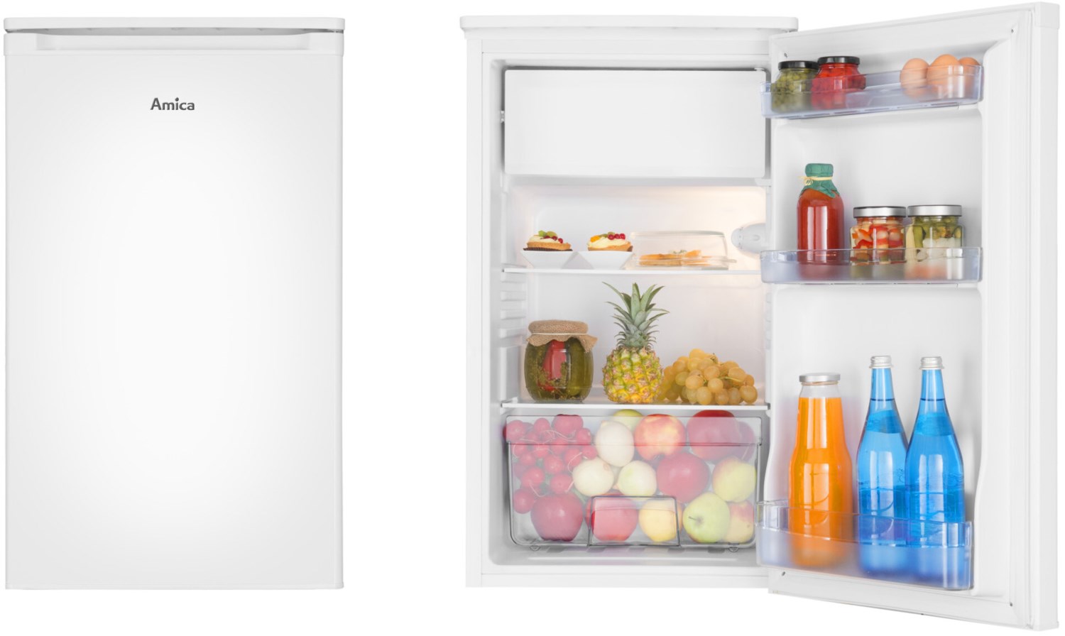 KS 361 300 W Standkühlschrank mit Gefrierfach weiß