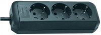Eco-Line Steckdosenleiste 3-fach (1,5m) schwarz