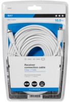 SAT Anschlusskabel 90dB (10m) weiß