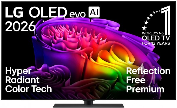OLED55G69LS 139 cm (55") OLED evo AI TV, 4K Ultra HD, Smart-TV, HDR-Wiedergabe, 120 Hz, DVB-T2/DVB-C/DVB-S2, Sprachsteuerung