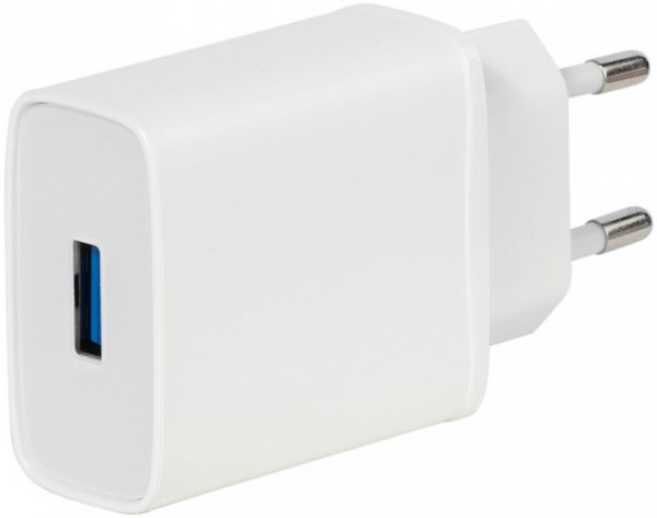 USB Schnellladegerät (18W) weiß