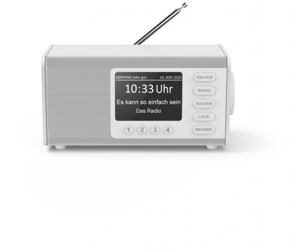 DR1000DE Heimradio weiß