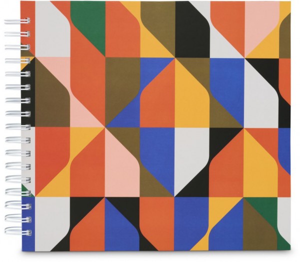 Spiral-Album Play of Colours 28x24cm 50 weiße Seiten bunt
