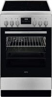 CCB544BGBM Elektroherd mit Glaskeramikfeld edelstahl/cleansteel, 57 l, Pizza-Stufe, Heißluftgrill, 50 cm breit, A, 4 Kochzonen