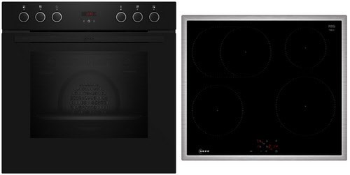 EX4IB0 Herdset mit Induktionskochfeld bestehend aus E1CCD2AK4 + M56SBF1L0 schwarz