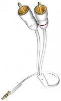 Star MP3 Audiokabel (0,75m) Cinch/Klinkenkabel weiß